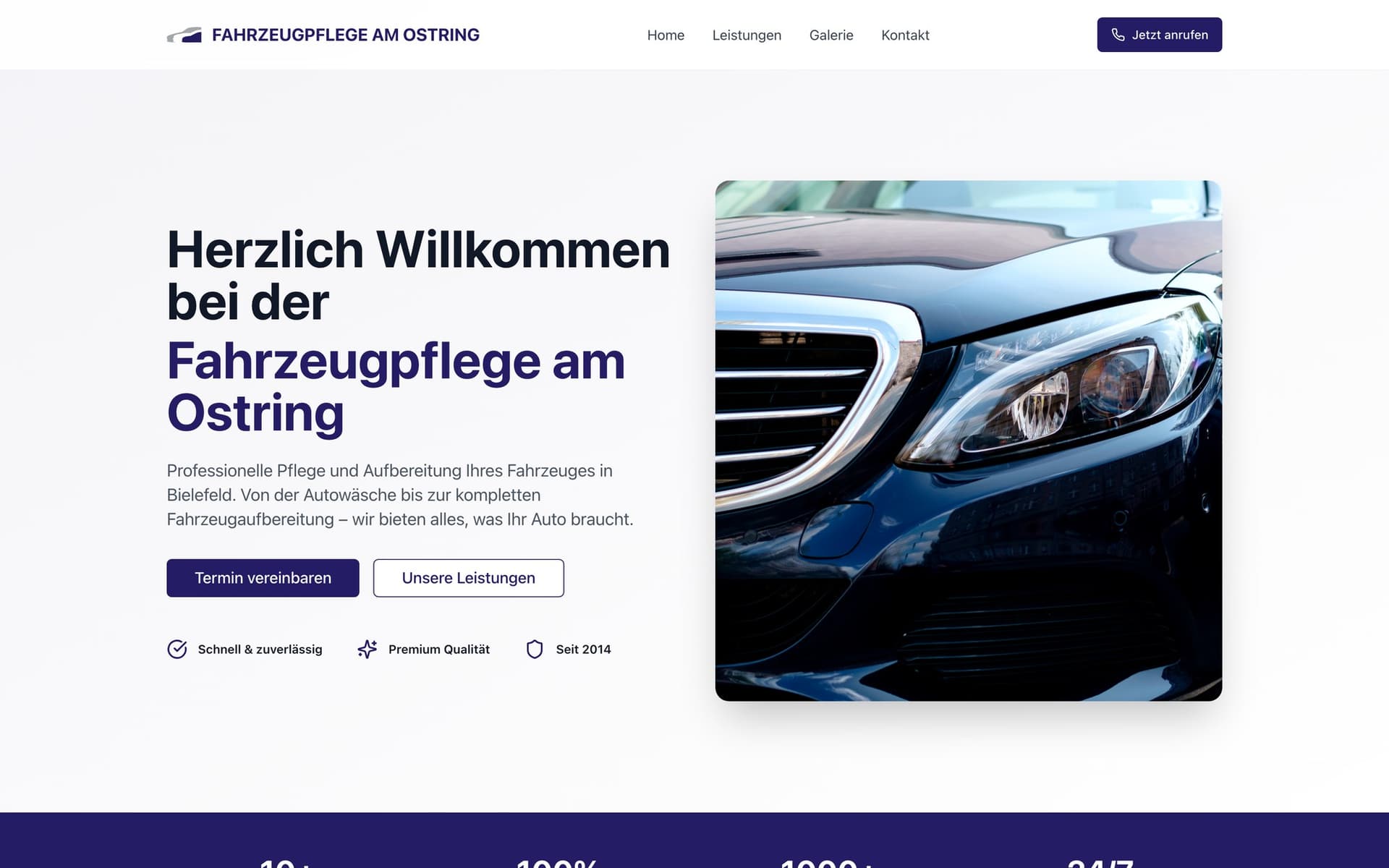Website Fahrzeugpflege am Ostring